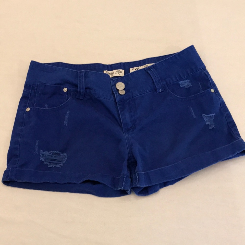 Indigo rein blue shorts